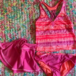 Three piece tankini swimsuit…brand new!